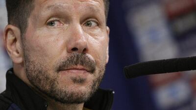 Atletico Madrid manager Diego Simeone. Victor Lerena / EPA