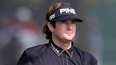 Bubba Watson held the first-round clubhouse lead before Matt Kuchar edged ahead yesterday.