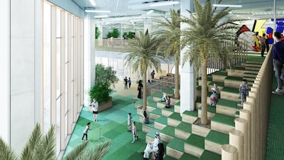 Cosy nooks will provide spots for children to read, while low open stacks will allow them to choose stories by themselves