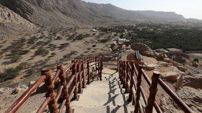 The view from Dhayah Fort in Ras Al Khaimah.