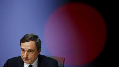 European Central Bank president Mario Draghi said that buying sovereign bonds is a matter of when, not if. Kai Pfaffenbach / Reuters