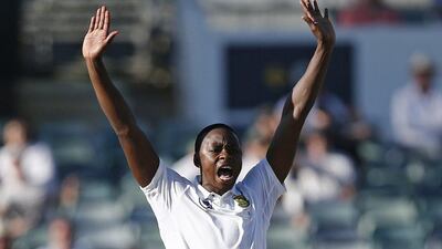 South Africa's Kagiso Rabada, left, shown during Day 4 against Australia on Sunday. Rob Griffith / AP Photo / November 6, 2016