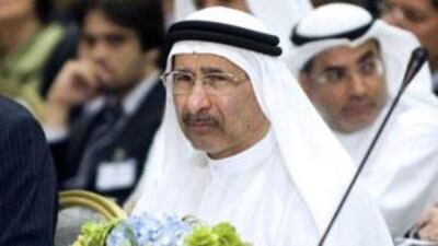 Sultan al Suwaidi, the Central Bank Governor, at the Financial Action Task Force forum.