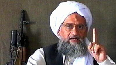 A screengrab from 2005 shows the current leader of Al Qaeda, Ayman Al Zawahiri. AFP