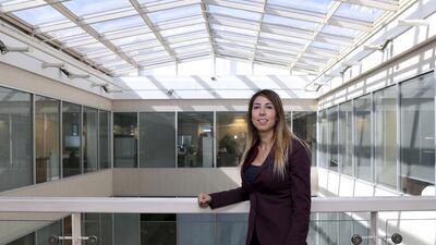 Maysoun Ramadan, Roche Diagnostics’ communication manager for the Middle East, is a case study on equality in the workplace. Jeffrey E Biteng / The National