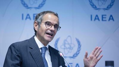 Rafael Grossi, head of the IAEA, says the agency cannot 'provide assurance that Iran's nuclear programme is exclusively peaceful'. AFP