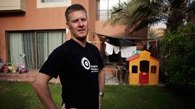 Chris Harris after he lost 7kg following a strict primal diet plan and exercising.