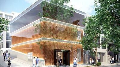 Above, an artist's rendering of the planned Lexus luxury store in Dubai.