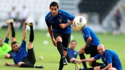 Abdullah Deeb and Jordan hope to continue to get their kicks in when they face Uzbekistan on Friday night.
