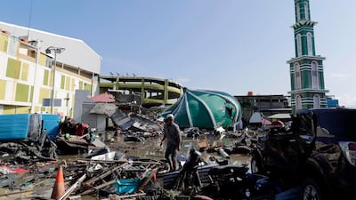 A general view of Talise beach, Palu, Central Sulawesi, Indonesia. EPA