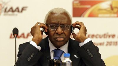 Lamine Diack. Kin Cheung / AP photo