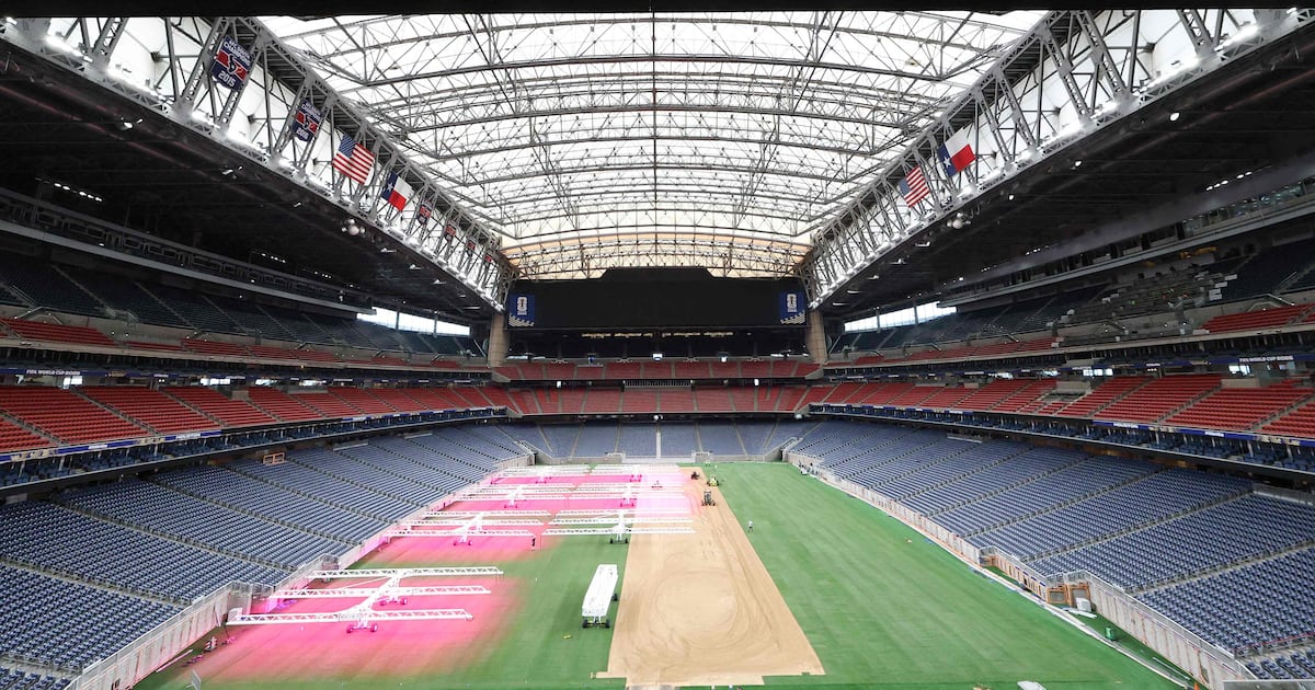 Mind the grass: How Fifa has transformed NFL stadiums for the World Cup