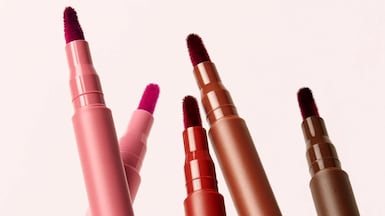 Twelve-hour wear lip stains by Huda Beauty are available in eight shades. Photo: Huda Beauty