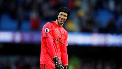 Petr Cech has urged his Arsenal teammates to thrive under the pressure of the North London derby. Phil Noble / Reuters