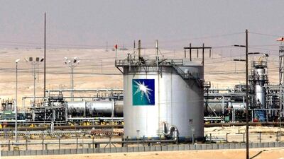 A Saudi Aramco oil facility in Dammam city, 450km east of Riyadh. The state-owned supermajor has cut the price of oil it sells to Asia. Hassan Ammar / AFP