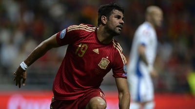 Diego Costa has scored just once in his past eight appearances for Spain. Miguel Riopa / AFP