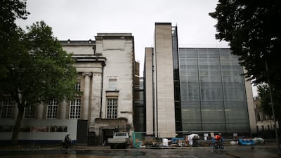 The British Museum's new World Conservation and Exhibitions Centre, right, adjoining the original building, in 2014