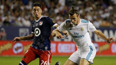 Manchester United would be interested to do business if Real Madrid's Gareth Bale, right, will leave Real Madrid. Nam Y Huh / AP Photo