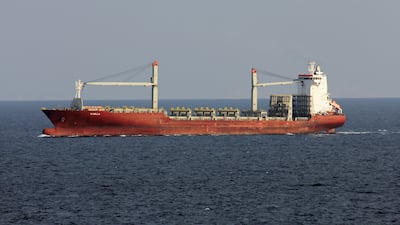 Elbella container ship is one of the vessels that is believed to have been struck. Photo: Eduard Marmet