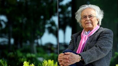 Syrian poet Adonis will reflect on his career at this year's summit. Satish Kumar / The National