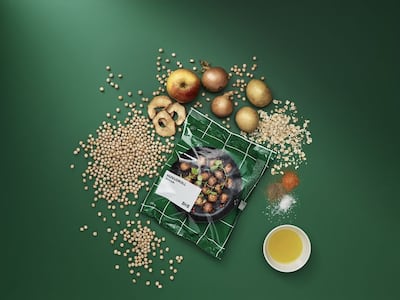 Ikea's plant balls are made using plant-based ingredients. Photo: Ikea