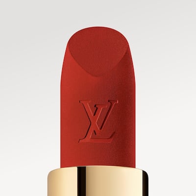 Louis Vuitton La Beaute lipsticks come in 55 shades, are refillable, and cost $160 (Dh587) each. Photo: Louis Vuitton
