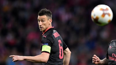 Laurent Koscielny was hoping to retire on a high following the 2018 World Cup. Gabriel Bouys / AFP