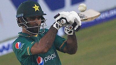 Pakistan's Fakhar Zaman scored a fifty on Saturday. AFP