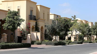 Emaar villas at Arabian Ranches in Dubai. Pawan Singh / The National