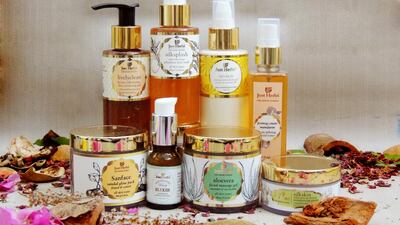 Products from Just Herbs.