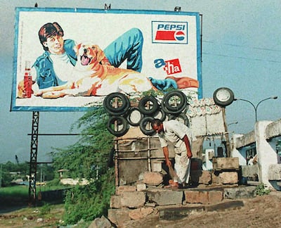 the actor has fronted many advertisements, including one for Pepsi in 1996. AFP