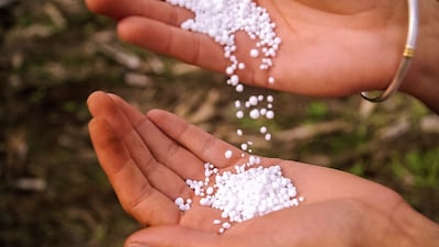 Urea pellets can be used to stabilise explosives as well as helping to fertilise crops. Reuters