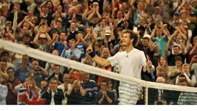 Andy Murray overcame Ivan Ljubicic in four sets on Centre Court on Friday. Next up for the Scot in the fourth round is Richard Gasquet. Ben Stansall / AFP