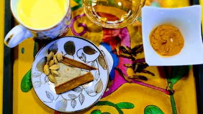 Common herbs used in moon milk include ashwagandha root, turmeric, cinnamon and cardamom. Photo: Kalpana Sunder