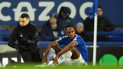 Yerry Mina: 6 - The defender saw little action before being withdrawn through injury in the first-half. EPA