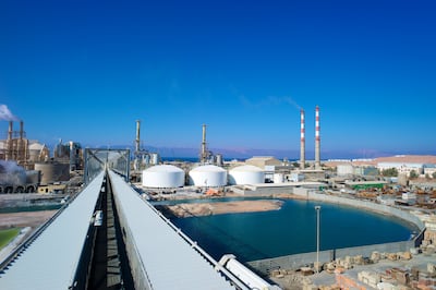 The ADFD has contributed to enhancing the export capacities of Al Hassa phosphate factory project in Jordan. Photo: ADFD