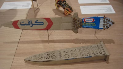 Dagger by Michael Rakowitz. Courtesy Michael Rakowitz.