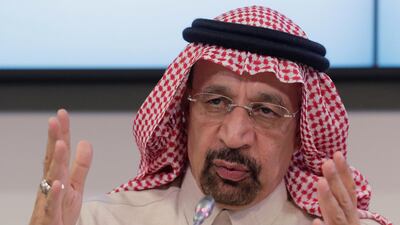 Saudi Arabia's Oil Minister Khalid Al Falih is confident market will rebalance. Heinz-Peter Bader/Reuters