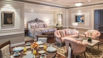 An executive suite at Palazzo Versace Dubai. Courtesy Versace