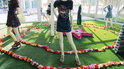 Models wear ss15 designs sraight off of the runway. Courtesy of Tommy Hilfiger