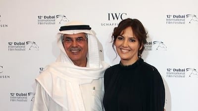 Layla Kaylif with Khalifa Dasmal. Satish Kumar / The National