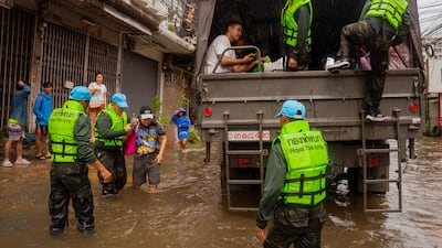 The Royal Thai Army has been drafted in to help. Getty Images