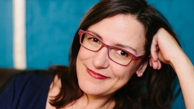 Zora O'Neill at the Emirates Airline Festival of Literature, where she held a workshop on learning Arabic in March this year / Courtesy Emirates Airline Festival of Literature