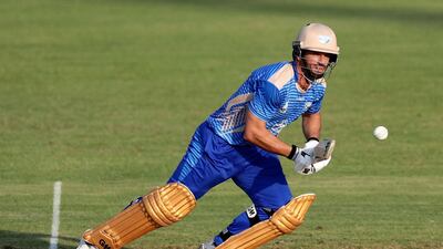 Sharjah, United Arab Emirates - October 17, 2018: Ryan ten Doeschate of the Balkh Legends bats during the game between Balkh Legends and Nangarhar Leopards in the Afghanistan Premier League. Wednesday, October 17th, 2018 at Sharjah Cricket Stadium, Sharjah. Chris Whiteoak / The National