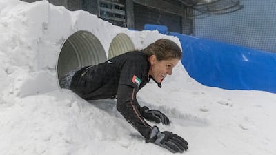 Adventure-seeking competitors braved cold temperatures.