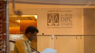 The total number of enforcement cases the DIFC Courts handled during the first six months of 2016 grew to 50 from just 17 heard a year earlier. Sarah Dea / The National