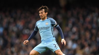 David Silva of Manchester City in action during the Premier League match against Chelsea at Etihad Stadium on December 3, 2016 in Manchester, England. Laurence Griffiths / Getty Images
