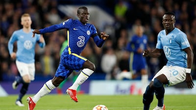 N’Golo Kante - 8: Usual industrious self in midfield, always making himself available to teammates, tidying up in front of defence and not giving Malmo players any time on ball. Top quality. AFP