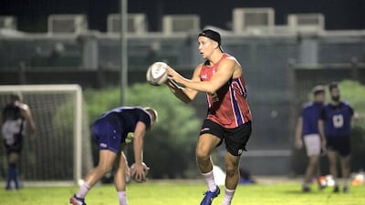 James Love says the team ethos at Jebel Ali Dragons 'is actually better than at any club I have ever been at, including professionally.' Reem Mohammed / The National