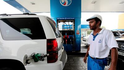 Fuel prices are set to rise again in May. Fatima Al Marzooqi /The National.